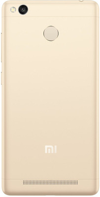 Tworld Back Cover for Mi Redmi 3S Prime(Gold, Pack of: 1)