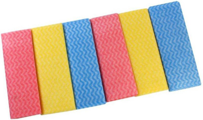 

Skywalk OKS Multipurpose Absorbent Cleaning Wipes, Set of 6, Assorted Colors Wet and Dry Microfibre Cleaning Cloth(Pack of 6)