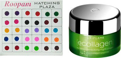 

Oriflame Sweden Bindi with Ecollagen Wrinkle Correcting Night Cream (50 ml)(Set of 2)