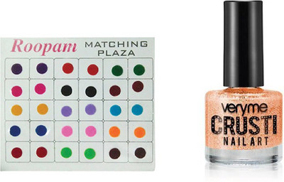 

Oriflame Sweden Bindi with Very Me Crusti Nail Art-orange(8ml)(Set of 2)