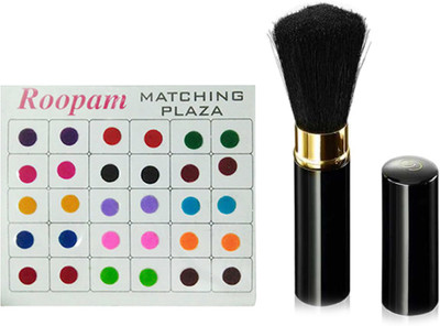 Oriflame Sweden Bindi with giordani gold Black Powder Brush(Set of 2) available at flipkart for Rs.300