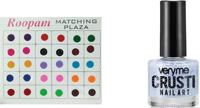 

Oriflame Sweden Bindi with Very Me Crusti Nail Art-blue(8ml)(Set of 2)