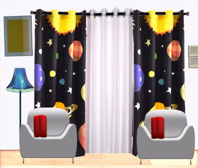 ShopyBucket Cartoon Printed_17 Curtain Fabric(Multicolor, 2.13 m) ShopyBucket Cartoon Printed_17 Curtain Fabric(Multicolor, 2.13 m)