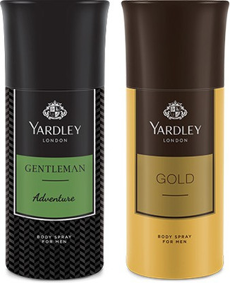 

Yardley 1 Adventure and 1 Gold Deo Combo Pack of 2 Deodorant Spray - For Men(150 ml, Pack of 2)