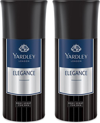 

Yardley Elegance Deo Combo Pack of 2 Deodorant Spray - For Men(150 ml, Pack of 2)