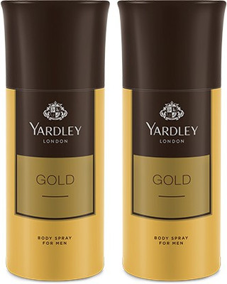 

Yardley Gold Deo Combo Pack of 2 Deodorant Spray - For Men(150 ml, Pack of 2)
