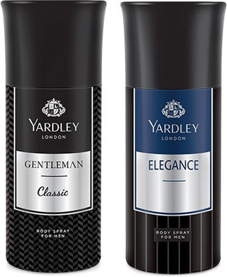 

Yardley 1 Gentlemen and 1 Elegance Deo Combo Pack of 2 Deodorant Spray - For Men(150 ml, Pack of 2)