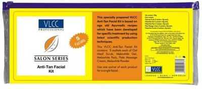 

VLCC Professional Salon Series Anti-Tan Facial Kit 250 g
