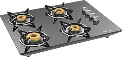 Sunflame CT Hob 4B Glass Manual Gas Stove
