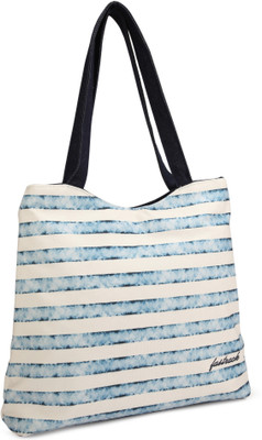 

Fastrack Hand-held Bag(White, Blue), Blue;white