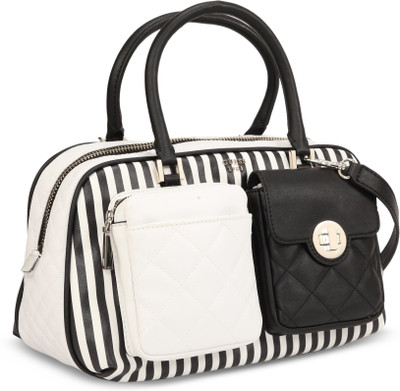 

Guess Satchel(Black, White)