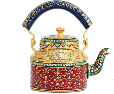 

eCraftIndia Handpainted Decorative Traditional Tea Kettle Jug(1 L)
