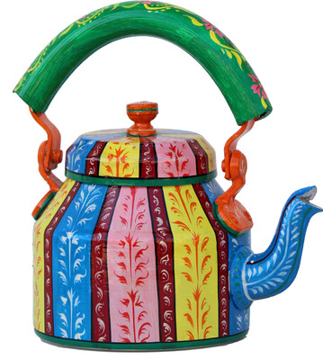 

eCraftIndia Handpainted Decorative Traditional Tea Kettle Jug(1 L)