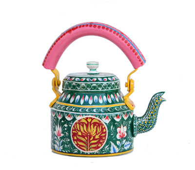 

eCraftIndia Handpainted Decorative Traditional Tea Kettle Jug(1 L)