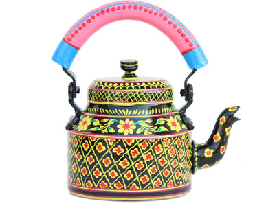 

eCraftIndia Handpainted Decorative Traditional Tea Kettle Jug(1 L)