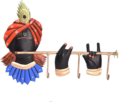 71% OFF on eCraftIndia Lord Krishna Iron Key Holder(3 Hooks, Multicolor) 71% OFF on eCraftIndia Lord Krishna Iron Key Holder(3 Hooks, Multicolor)