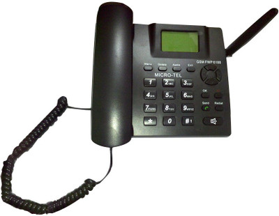 

Microtel GSM 6188 ( Like Visiontek 21G) Corded Landline Phone(BLACK)