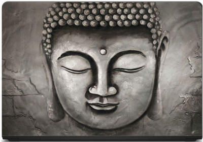 

Anweshas Printed on 3M Vinyl, Premium Quality, HD, UV Printed, Laminated, Bubble Free, Scratchproof, Washable, Easy to Install Laptop Skin/Sticker/Vinyl/Cover for 13.1, 13.3, 14.1, 14.4, 15.1, 15.6 inches (LordBuddhaGrey-design) vinyl Laptop Decal 15.6