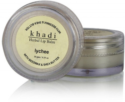 

Khadi Natural Lychee Herbal Lip Balm Lychee(Pack of: 1, 10 g)