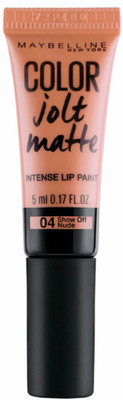 

Maybelline Color Jolt Matte Lip Paint(Show Off Nude, 5 ml)