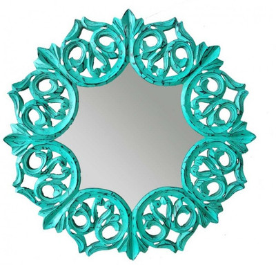 

inspired livingg 11069 Decorative Mirror(Round Finish : Antique)