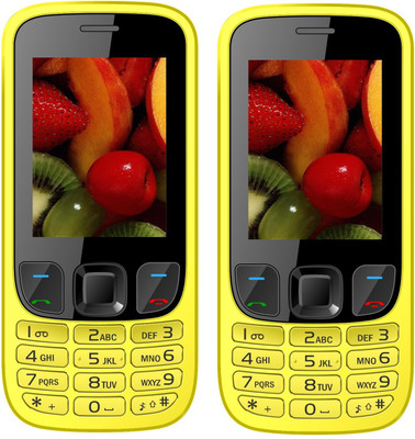 

I Kall K29 Combo of two Mobile(Yellow, Yellow)