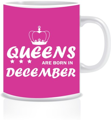 

Everyday Desire Queens are Born in December ED195 Ceramic Mug(300 ml), Multicolor