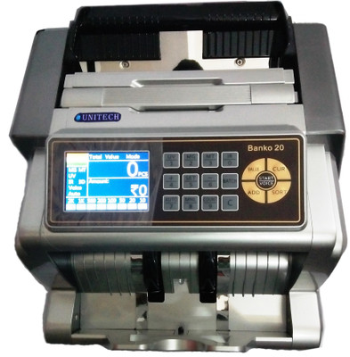 

unitech UTMV009 Note Counting Machine(Counting Speed - 1000 notes/min)