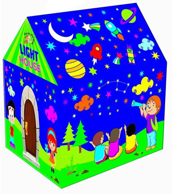 

Magicwand Kids Tent House with Led Lights(Multicolor)