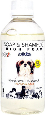 

CERO Allergy Relief, Anti-dandruff, Anti-fungal, Anti-itching, Anti-microbial, Anti-parasitic, Conditioning, Flea and Tick, Hypoallergenic, Whitening and Color Enhancing NA Dog Shampoo(200 ml)