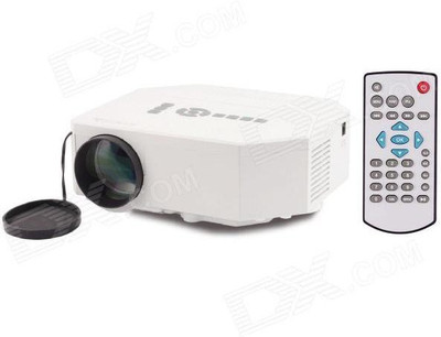 

WOXAN 150 lm LED Corded Mobiles Portable Projector(White)