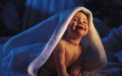 Akhuratha Cute Baby Wall Poster 90 Paper Print(12 inch X 18 inch, Rolled)