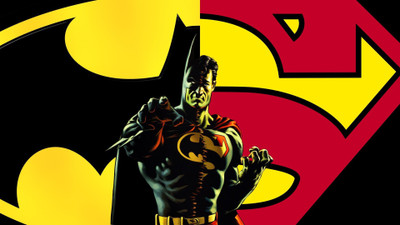 

Akhuratha -batman-batman-logo-comics-dc-comicsupermanuperman-logo Wall Poster Paper Print(12 inch X 18 inch, Rolled)