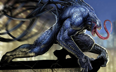

Akhuratha marvel-comics-manpider-bbmazks-blue-venom-hqefukl Wall Poster Paper Print(12 inch X 18 inch, Rolled)