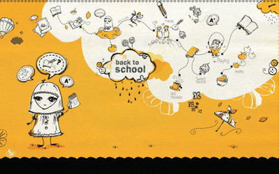 

Akhuratha aschool-backeptember-adventure-fun-comic-backgrounds Wall Poster Paper Print(12 inch X 18 inch, Rolled)