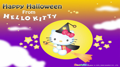 

Akhuratha a-kitty-hello-comics-halloween Wall Poster Paper Print(12 inch X 18 inch, Rolled)