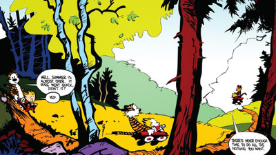 

Akhuratha -comics-calvin-and-hobbes Wall Poster Paper Print(12 inch X 18 inch, Rolled)