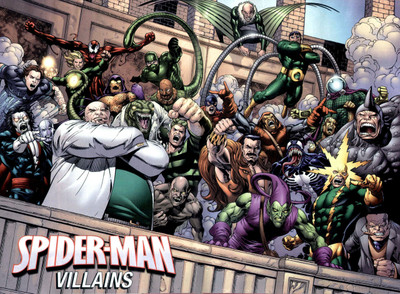 

Akhuratha doctor-octopus-green-goblin-kingpin-marvel-comicsandman- Wall Poster Paper Print(12 inch X 18 inch, Rolled)