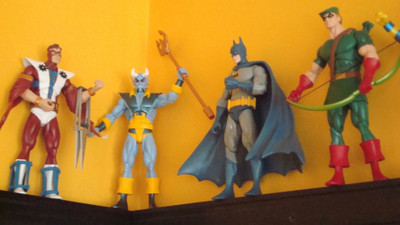 

Akhuratha comics-winter-background-batman-friends-manhunter Wall Poster Paper Print(12 inch X 18 inch, Rolled)