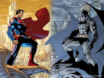 

Akhuratha -batman-dc-comics-jim-leeuperman Wall Poster Paper Print(12 inch X 18 inch, Rolled)