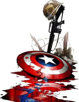 

Akhuratha comics-captain-america Wall Poster Paper Print(12 inch X 18 inch, Rolled)