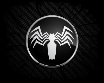 

Akhuratha -black-marvel-comicspider-manpider-man-logo-venom Wall Poster Paper Print(12 inch X 18 inch, Rolled)