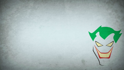 

Akhuratha adesktop-minimal-artistic-joker-comics Wall Poster Paper Print(12 inch X 18 inch, Rolled)