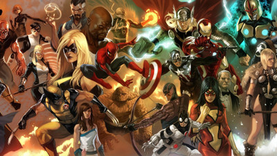 

Akhuratha -comics-doctortrange-fantastic-four-hawkeye-iron-fist-iron-man-luke-cage-marvel-marvel-comics-mockingbird-ms.-marvel-nova-richard-riderpider-manpider-woman-the-avengers-thing-ben-grimm-thor-walkyrie-wolverine Wall Poster Paper Print(12 inch X 18