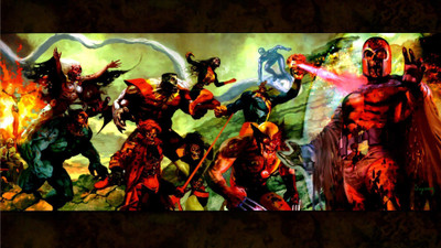 

Akhuratha comics-x-men-wolverine-magneto-zombies Wall Poster Paper Print(12 inch X 18 inch, Rolled)