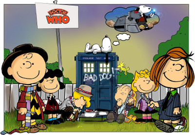 

Akhuratha -doctor-who-parody-peanuts-comictrip-tveries Wall Poster Paper Print(12 inch X 18 inch, Rolled)