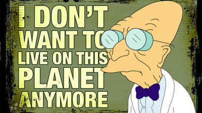 

Akhuratha afresh-comic-farnsworth-futurama-planets-professor Wall Poster Paper Print(12 inch X 18 inch, Rolled)