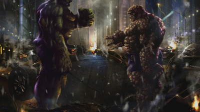 

Akhuratha -hulk-comic-characteruperheroes-thing-ben-grimm Wall Poster Paper Print(12 inch X 18 inch, Rolled)
