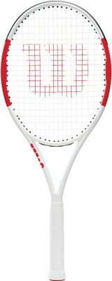 

Wilson One Lite 102 Red, White Unstrung Tennis Racquet(4.375, 249 g)
