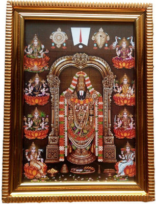 

Divine Temples Tirupati Balaji Religious Frame